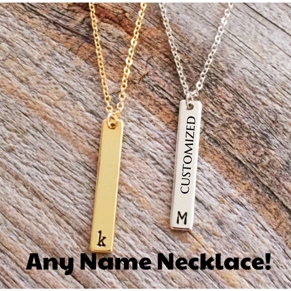 Jewelry -  Custom Engrave Name Necklace 